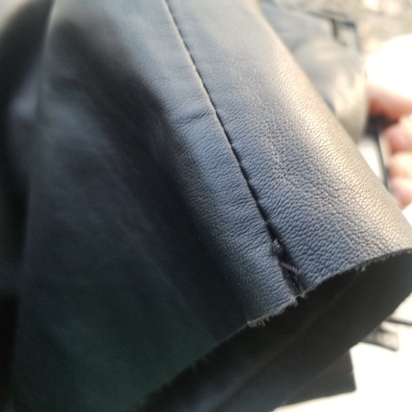 ❤100% Leather Calvin Klein Skirt size 8 - Picture 6 of 8